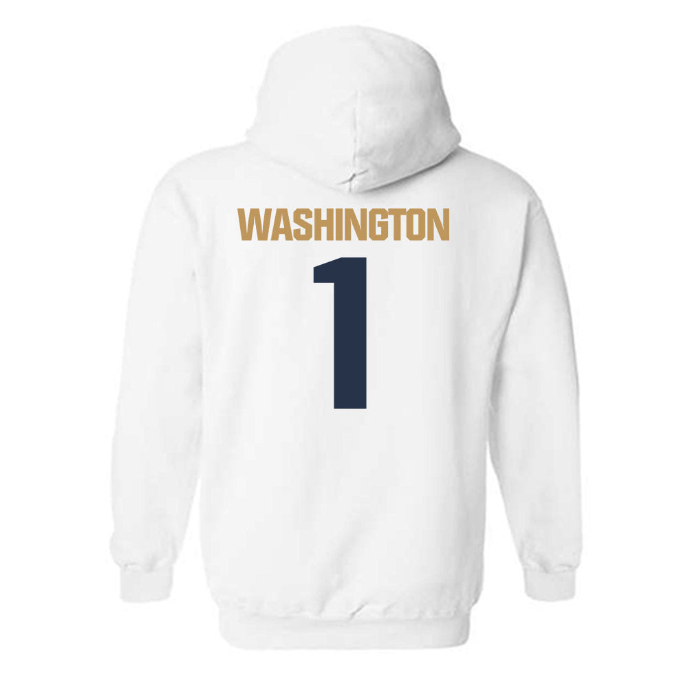 Georgia Tech - NCAA Men's Basketball : Lamar Washington - Classic Shersey Hooded Sweatshirt-1