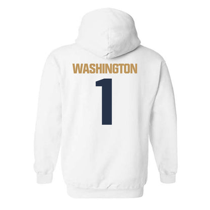 Georgia Tech - NCAA Men's Basketball : Lamar Washington - Classic Shersey Hooded Sweatshirt-1