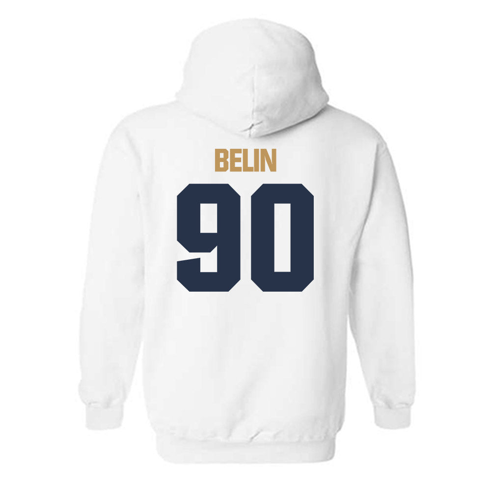 Georgia Tech - NCAA Football : Blake Belin - Classic Shersey Hooded Sweatshirt-1