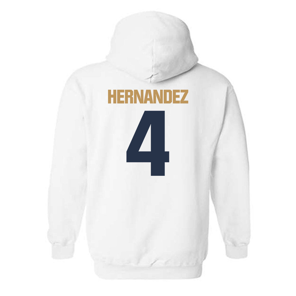 Georgia Tech - NCAA Baseball : Alex Hernandez - Classic Shersey Hooded Sweatshirt-1
