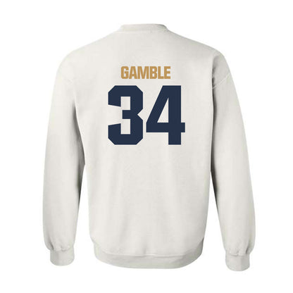 Georgia Tech - NCAA Football : CJ Gamble - Classic Shersey Crewneck Sweatshirt-1