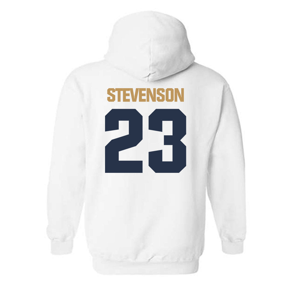 Georgia Tech - NCAA Football : Traeviss Stevenson - Classic Shersey Hooded Sweatshirt-1