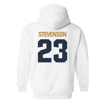 Georgia Tech - NCAA Football : Traeviss Stevenson - Classic Shersey Hooded Sweatshirt-1