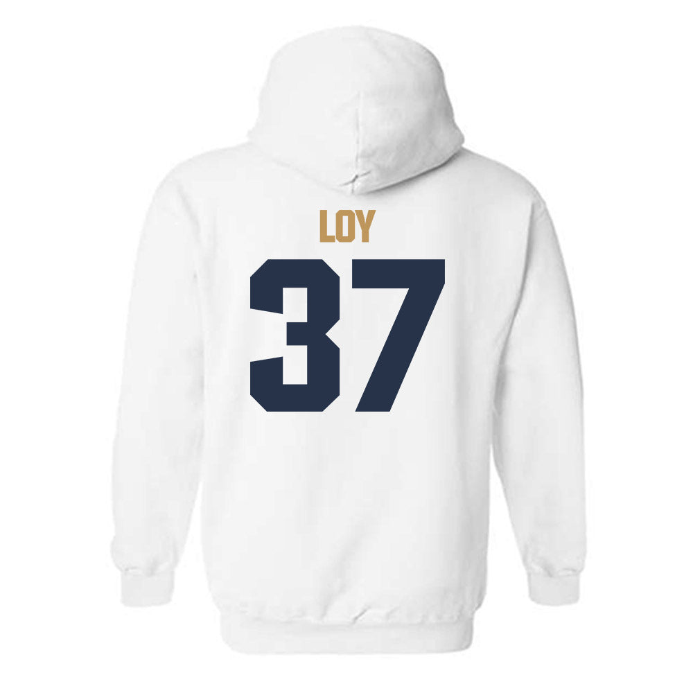 Georgia Tech - NCAA Baseball : Dylan Loy - Classic Shersey Hooded Sweatshirt-1