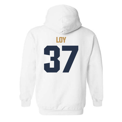 Georgia Tech - NCAA Baseball : Dylan Loy - Classic Shersey Hooded Sweatshirt-1