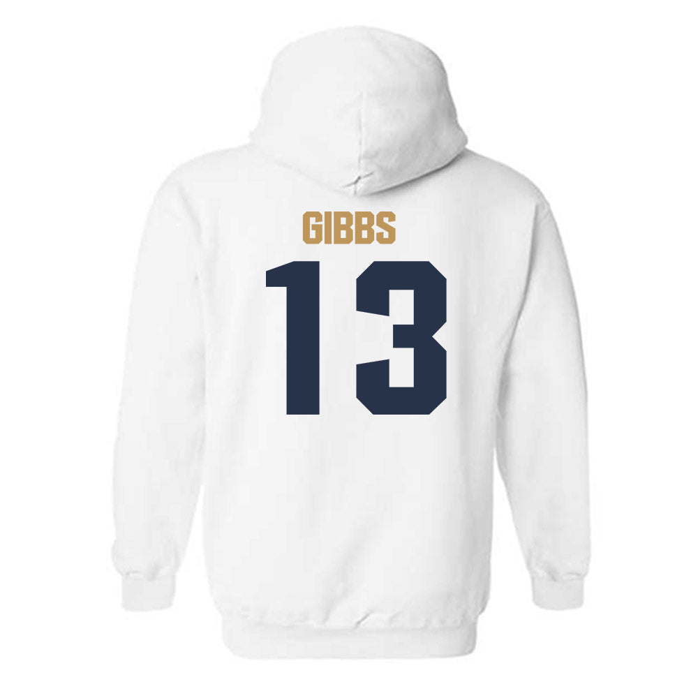 Georgia Tech - NCAA Football : Syeed Gibbs - Classic Shersey Hooded Sweatshirt-1
