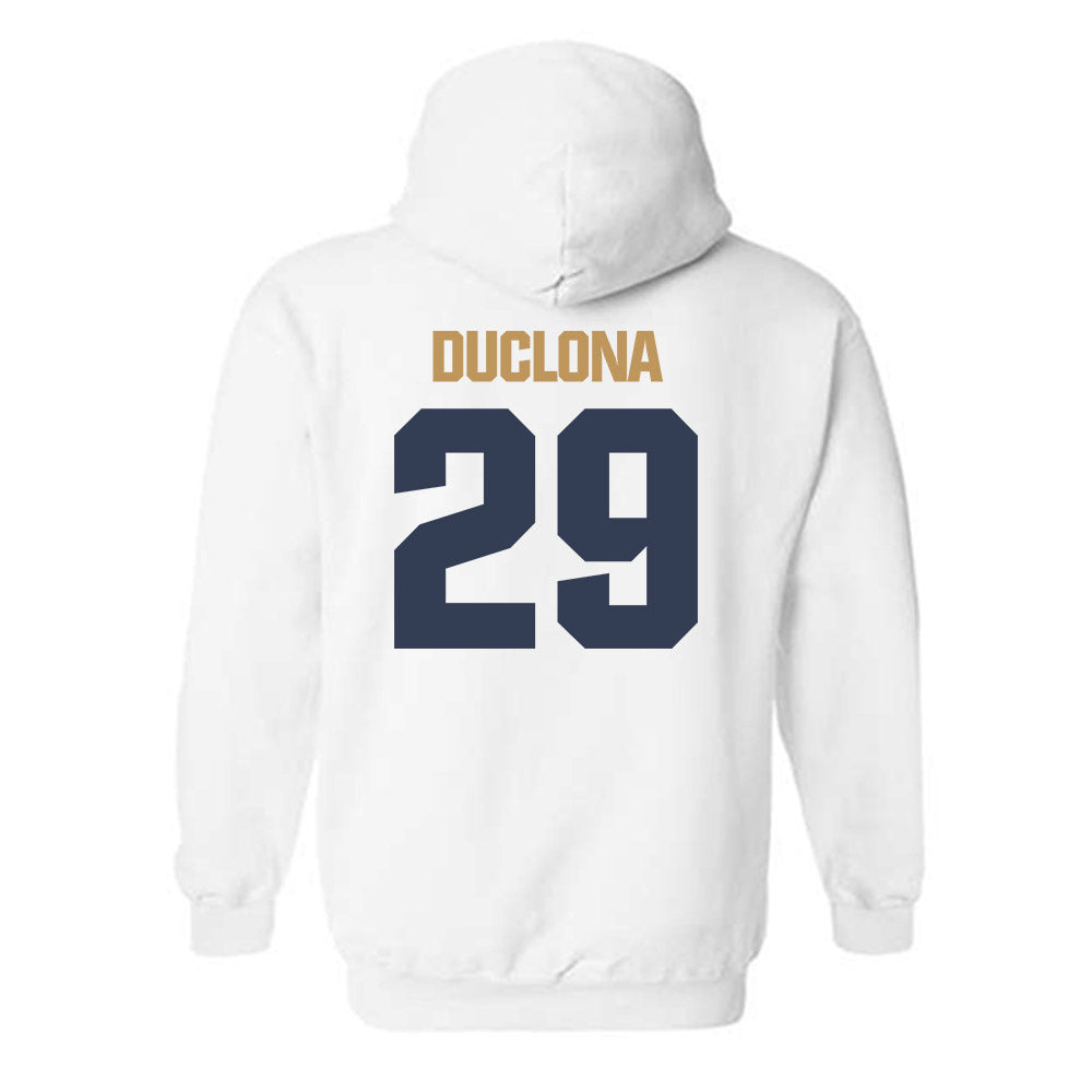 Georgia Tech - NCAA Football : Jonas Duclona - Classic Shersey Hooded Sweatshirt-1
