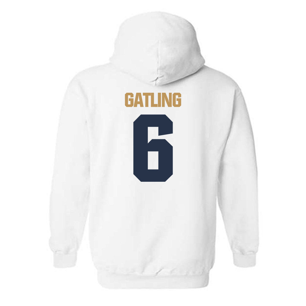 Georgia Tech - NCAA Football : Debron Gatling - Classic Shersey Hooded Sweatshirt-1