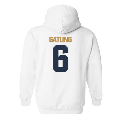 Georgia Tech - NCAA Football : Debron Gatling - Classic Shersey Hooded Sweatshirt-1