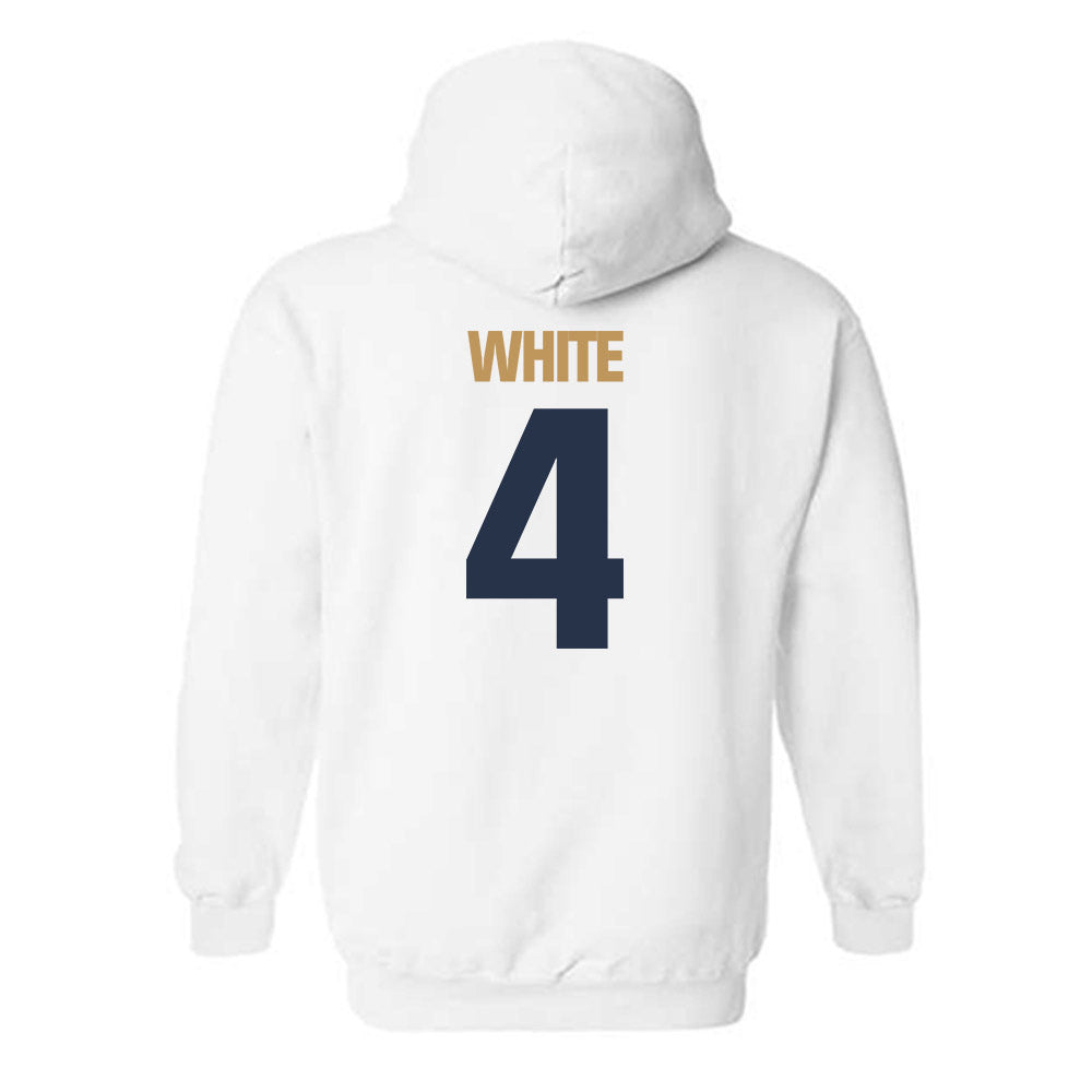 Georgia Tech - NCAA Football : Daiquan White - Classic Shersey Hooded Sweatshirt-1