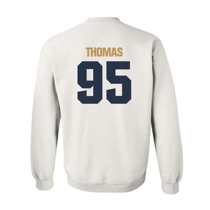 Georgia Tech - NCAA Football : Tawfiq Thomas - Classic Shersey Crewneck Sweatshirt-1