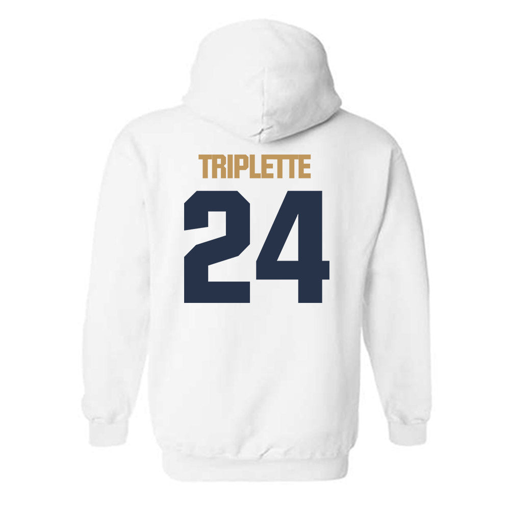 Georgia Tech - NCAA Football : Ronald Triplette - Classic Shersey Hooded Sweatshirt-1