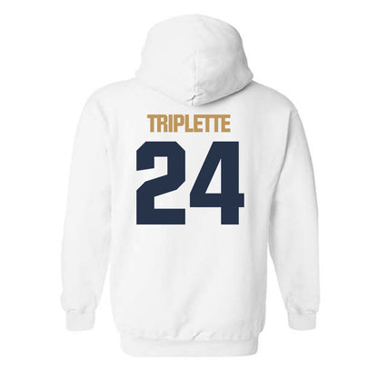 Georgia Tech - NCAA Football : Ronald Triplette - Classic Shersey Hooded Sweatshirt-1