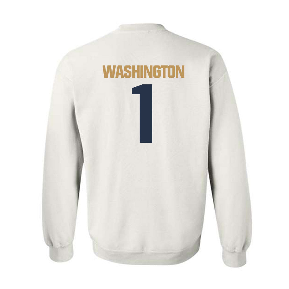 Georgia Tech - NCAA Men's Basketball : Lamar Washington - Classic Shersey Crewneck Sweatshirt-1
