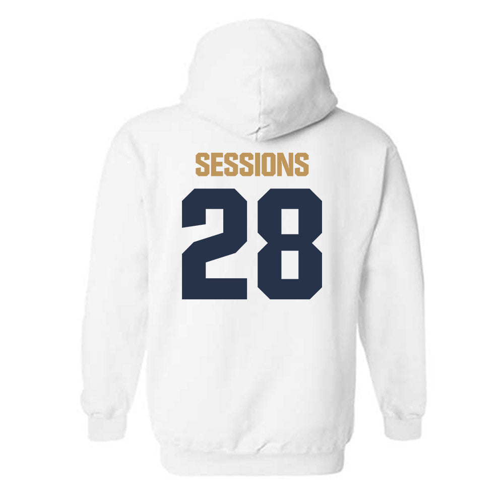 Georgia Tech - NCAA Football : Elgin Sessions - Classic Shersey Hooded Sweatshirt-1
