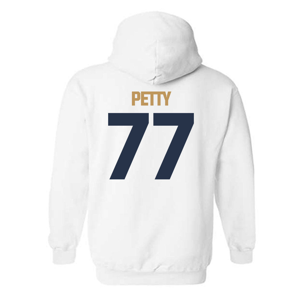 Georgia Tech - NCAA Football : Josh Petty - Classic Shersey Hooded Sweatshirt-1