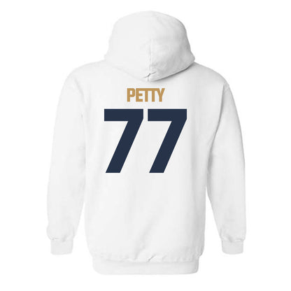 Georgia Tech - NCAA Football : Josh Petty - Classic Shersey Hooded Sweatshirt-1