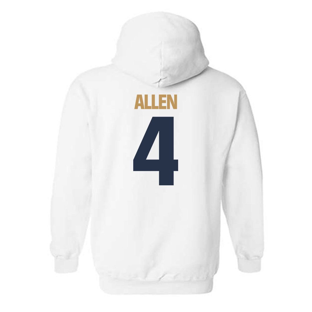 Georgia Tech - NCAA Football : Jordan Allen - Classic Shersey Hooded Sweatshirt-1