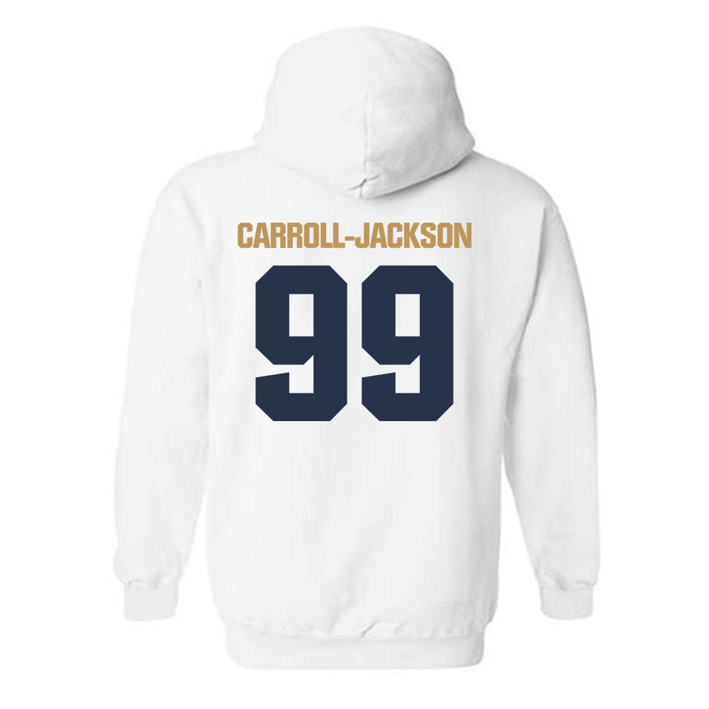 Georgia Tech - NCAA Football : Vincent Carroll-Jackson - Classic Shersey Hooded Sweatshirt-1