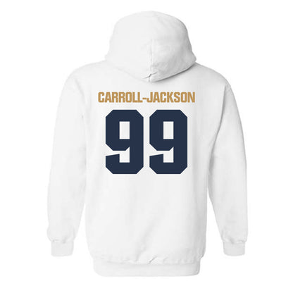 Georgia Tech - NCAA Football : Vincent Carroll-Jackson - Classic Shersey Hooded Sweatshirt-1