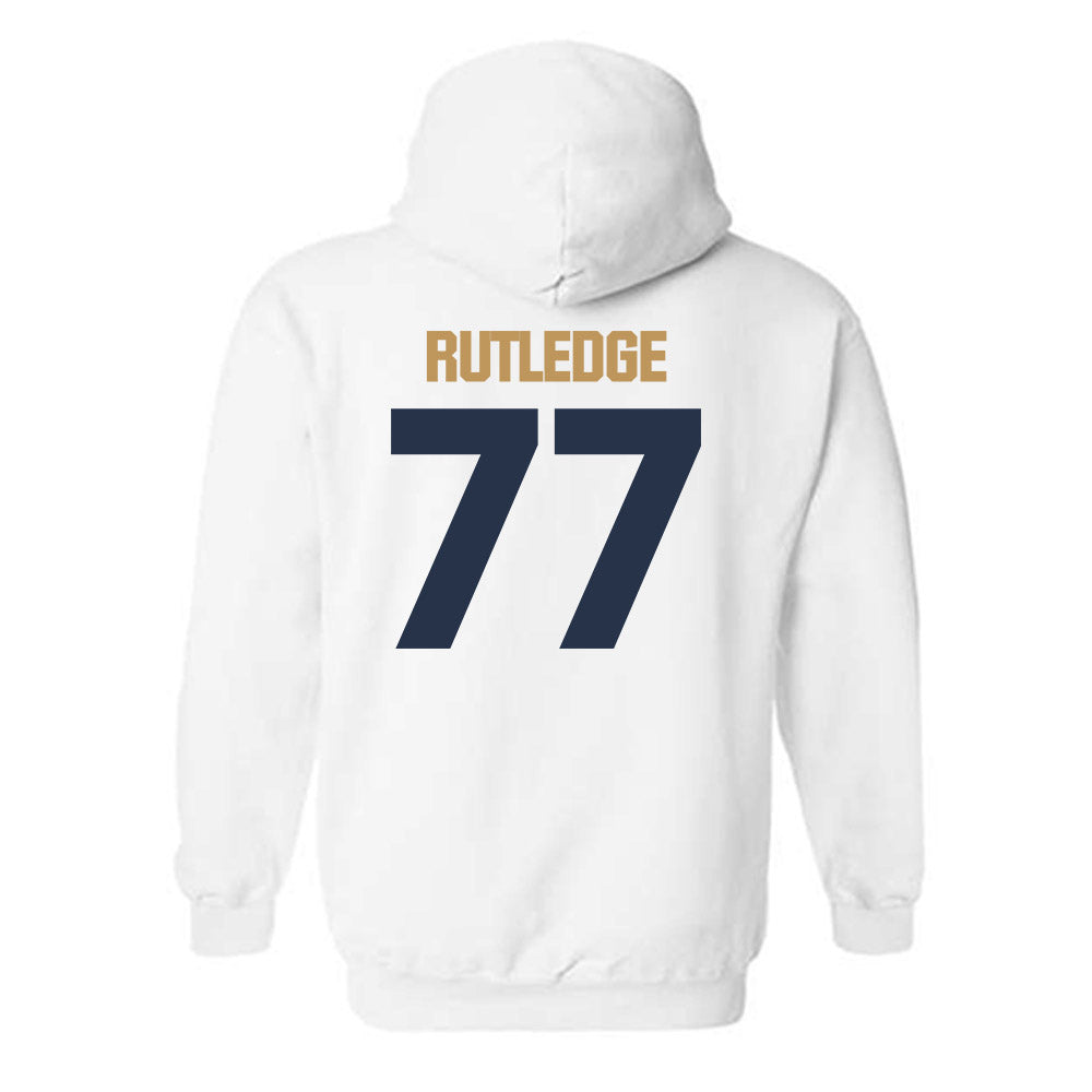 Georgia Tech - NCAA Football : Keylan Rutledge - Classic Shersey Hooded Sweatshirt-1