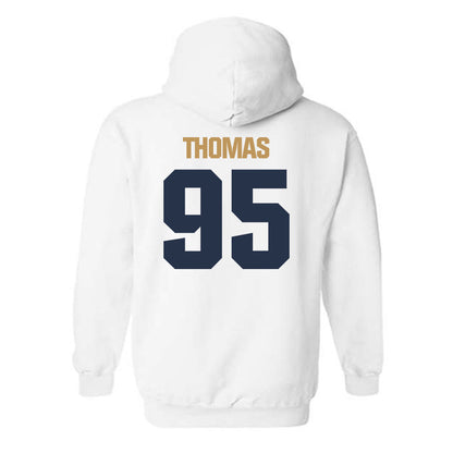 Georgia Tech - NCAA Football : Tawfiq Thomas - Classic Shersey Hooded Sweatshirt-1