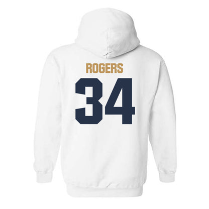 Georgia Tech - NCAA Baseball : Drew Rogers - Classic Shersey Hooded Sweatshirt-1