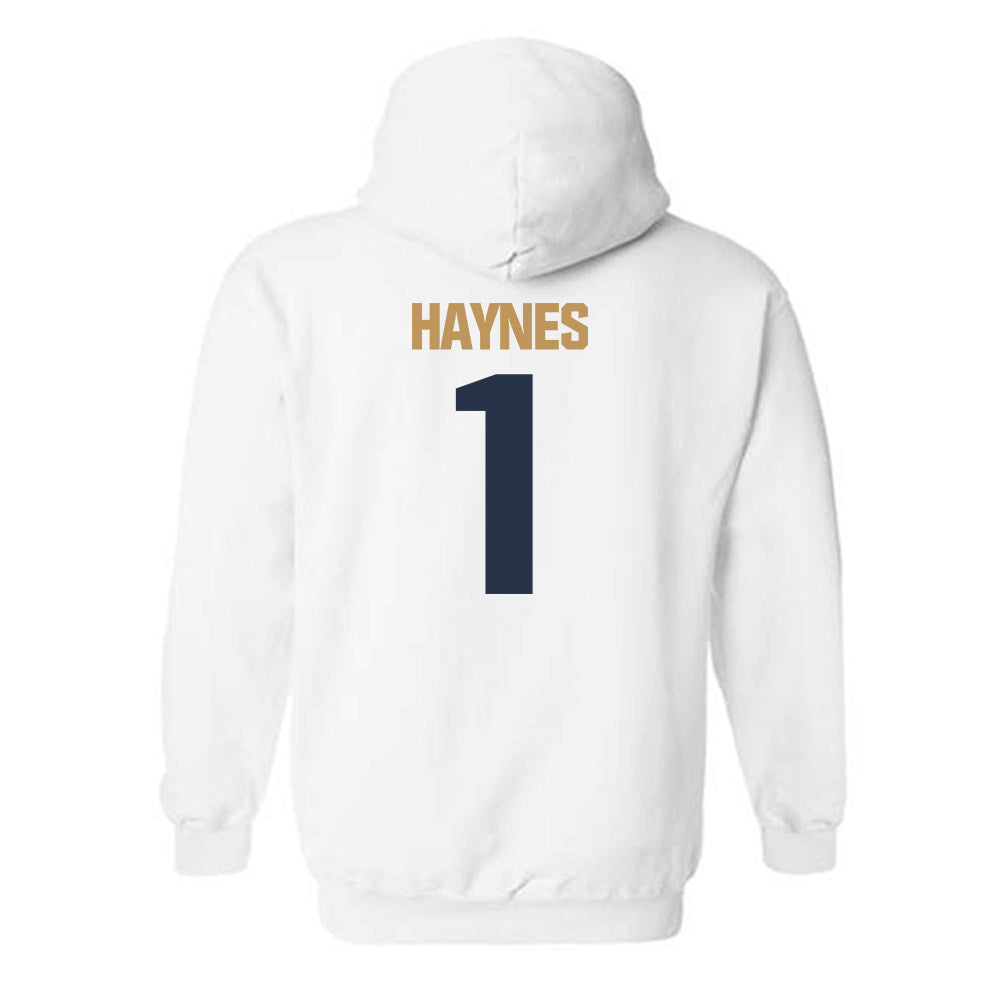 Georgia Tech - NCAA Football : Jamal Haynes - Classic Shersey Hooded Sweatshirt-1