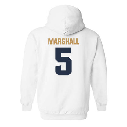 Georgia Tech - NCAA Men's Basketball : Peyton Marshall - Classic Shersey Hooded Sweatshirt-1