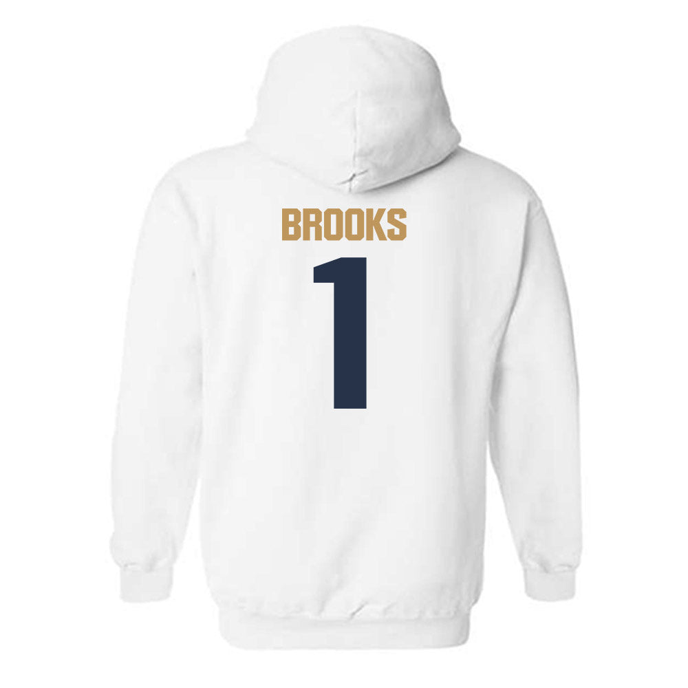 Georgia Tech - NCAA Football : LaMiles Brooks - Classic Shersey Hooded Sweatshirt-1