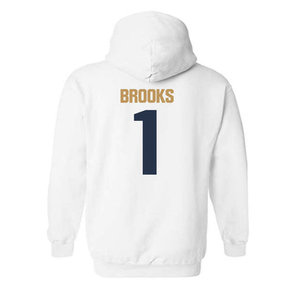 Georgia Tech - NCAA Football : LaMiles Brooks - Classic Shersey Hooded Sweatshirt-1