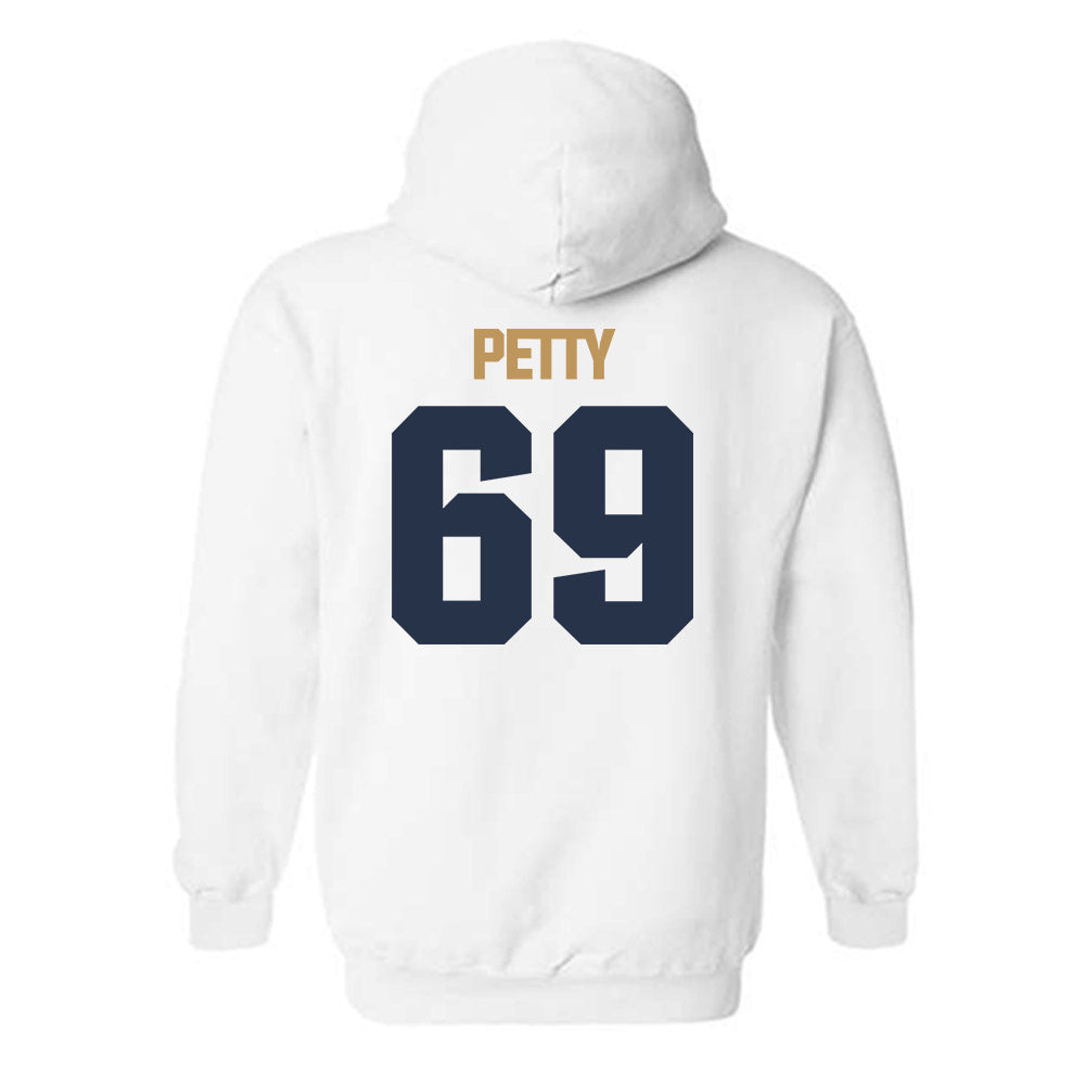Georgia Tech - NCAA Football : Josh Petty - Classic Shersey Hooded Sweatshirt-1