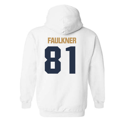 Georgia Tech - NCAA Football : Cal Faulkner - Classic Shersey Hooded Sweatshirt-1