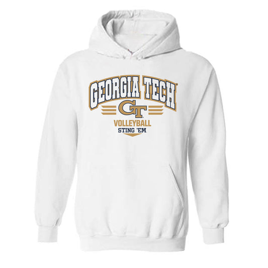 Georgia Tech - NCAA Women's Volleyball : Willow Weninger - Classic Shersey Hooded Sweatshirt-0
