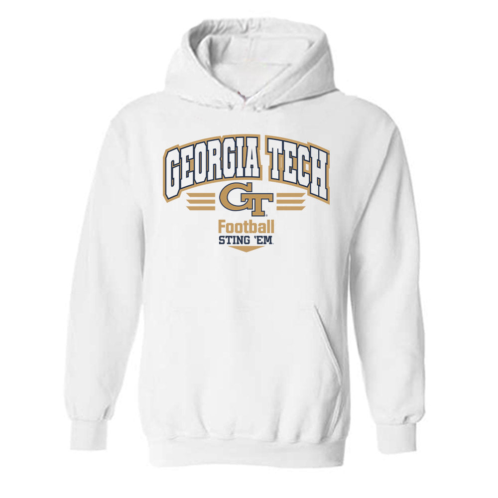 Georgia Tech - NCAA Football : Taje McCoy - Classic Shersey Hooded Sweatshirt-0
