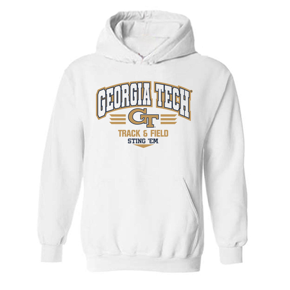 Georgia Tech - NCAA Women's Track & Field : Kendall Ward - Classic Shersey Hooded Sweatshirt-0