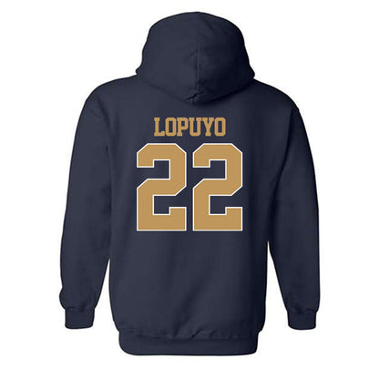 Georgia Tech - NCAA Women's Volleyball : Ital Lopuyo - Classic Shersey Hooded Sweatshirt-1