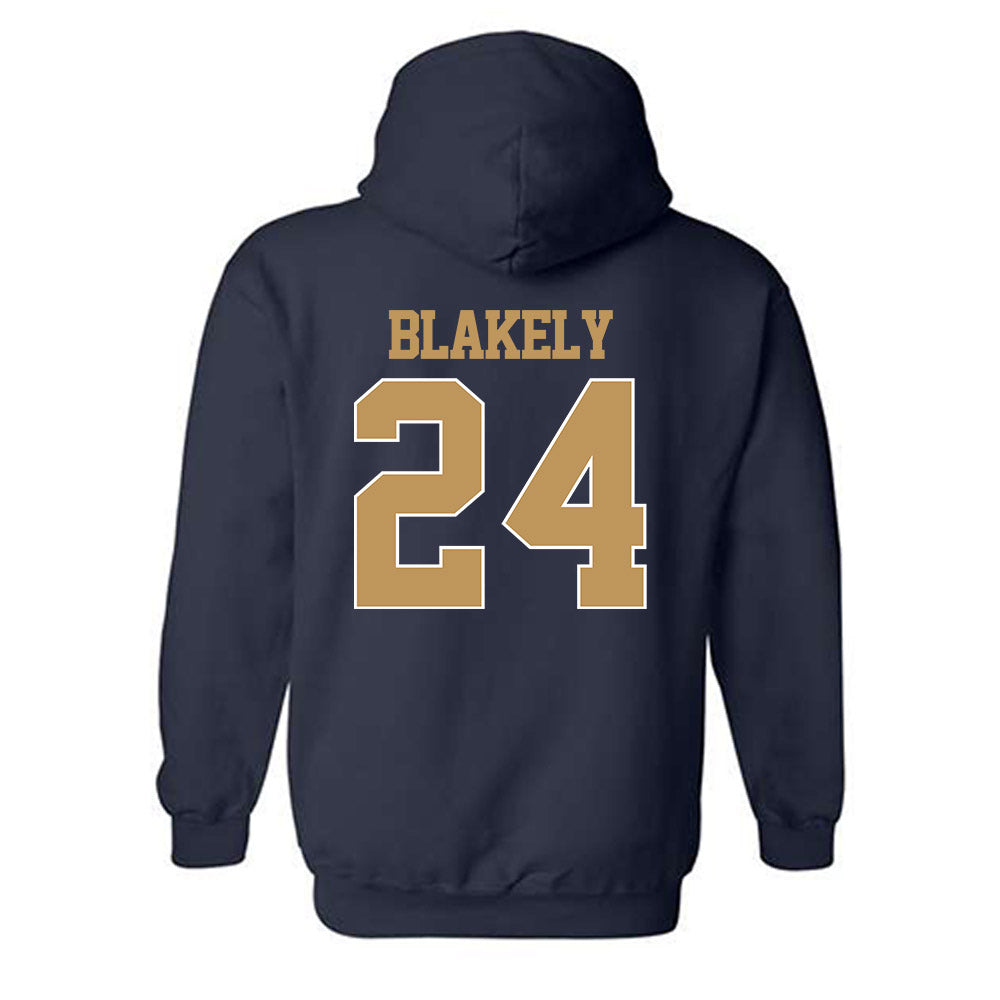 Georgia Tech - NCAA Baseball : Jackson Blakely - Classic Shersey Hooded Sweatshirt-1