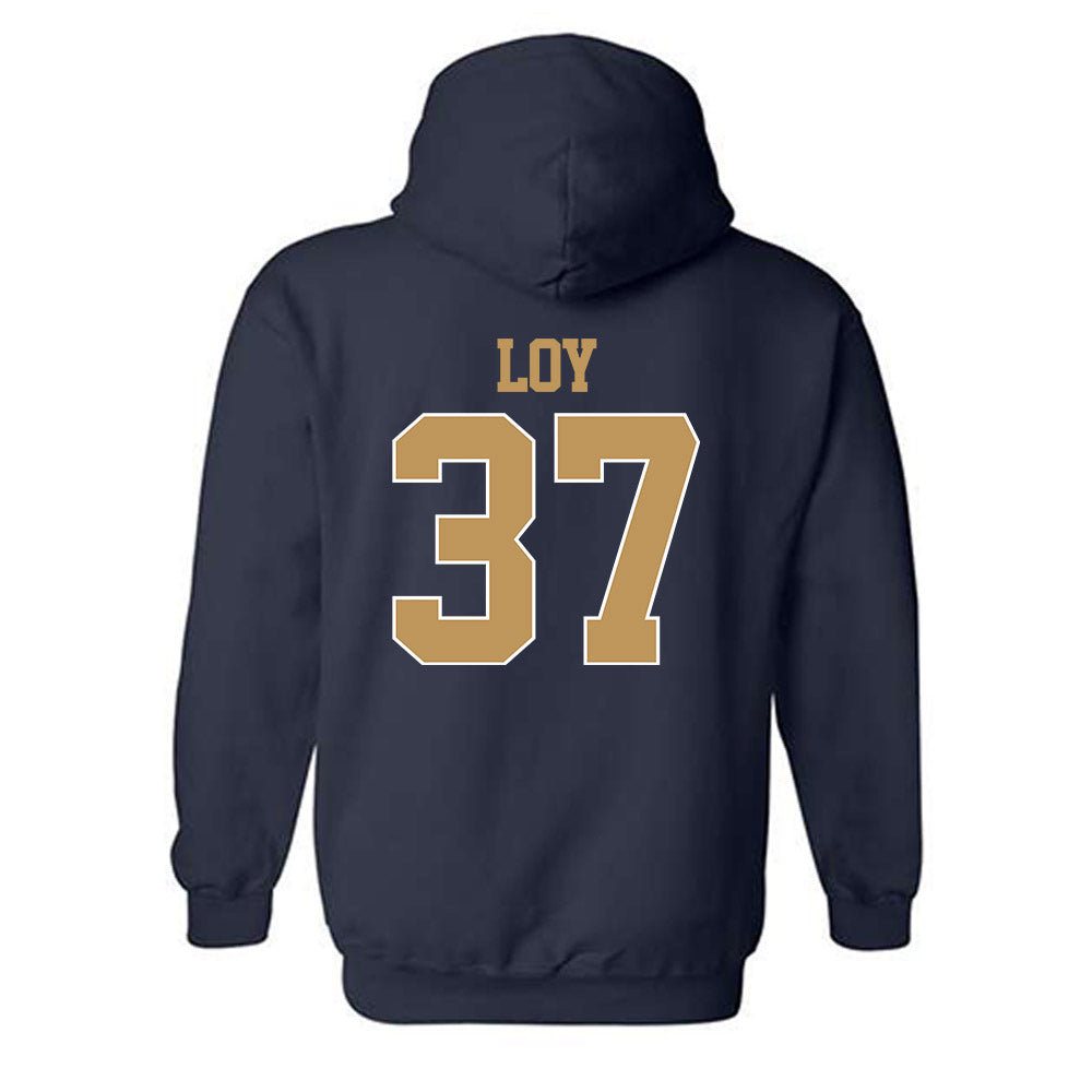 Georgia Tech - NCAA Baseball : Dylan Loy - Classic Shersey Hooded Sweatshirt-1