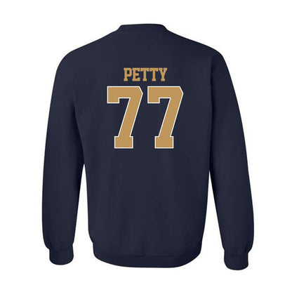 Georgia Tech - NCAA Football : Josh Petty - Classic Shersey Crewneck Sweatshirt-1