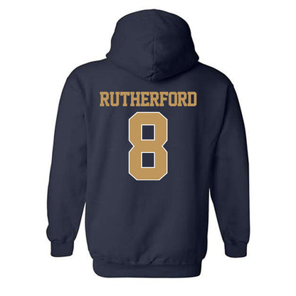 Georgia Tech - NCAA Football : Malik Rutherford - Classic Shersey Hooded Sweatshirt-1