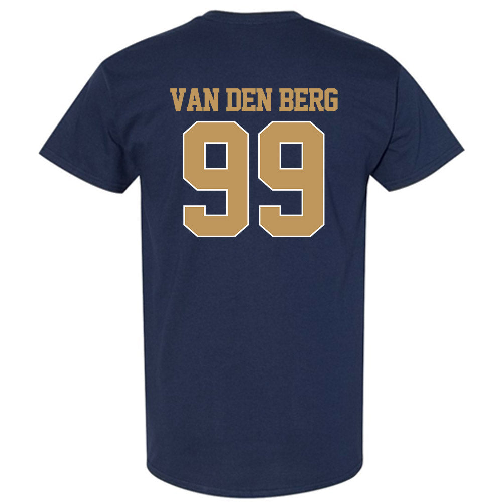 Georgia Tech - NCAA Football : Jordan van den Berg - Classic Shersey T-Shirt-1