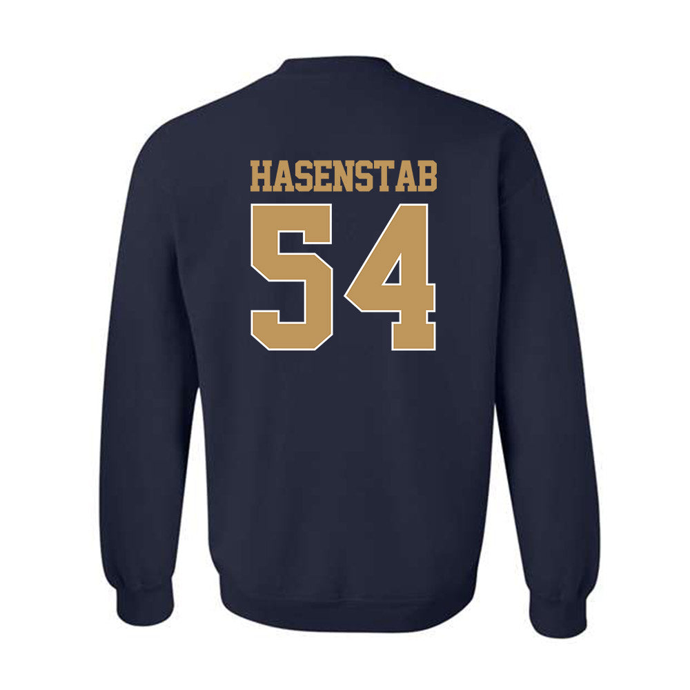 Georgia Tech - NCAA Baseball : Riley Hasenstab - Classic Shersey Crewneck Sweatshirt-1