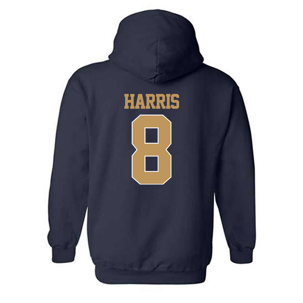 Georgia Tech - NCAA Football : Gavin Harris - Classic Shersey Hooded Sweatshirt-1