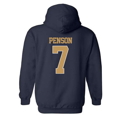Georgia Tech - NCAA Football : Dalen Penson - Classic Shersey Hooded Sweatshirt-1