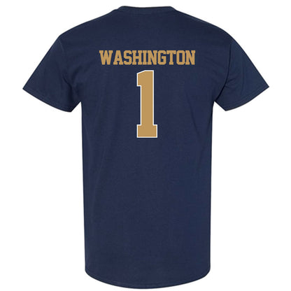 Georgia Tech - NCAA Men's Basketball : Lamar Washington - Classic Shersey T-Shirt-1