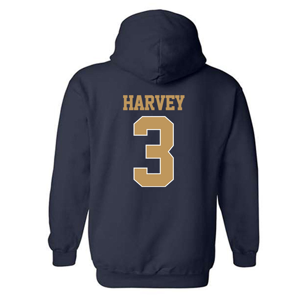 Georgia Tech - NCAA Football : Ahmari Harvey - Classic Shersey Hooded Sweatshirt-1