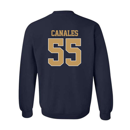Georgia Tech - NCAA Football : Xavier Canales - Classic Shersey Crewneck Sweatshirt-1
