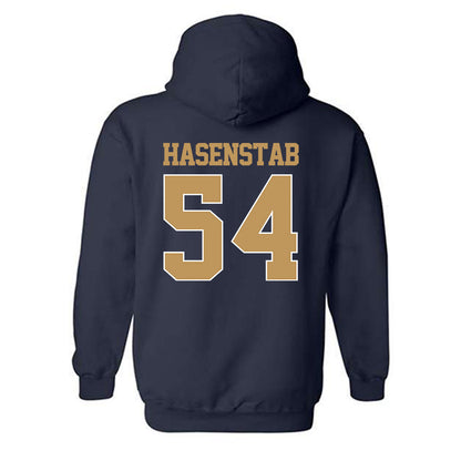Georgia Tech - NCAA Baseball : Riley Hasenstab - Classic Shersey Hooded Sweatshirt-1