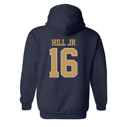 Georgia Tech - NCAA Football : Kelvin Hill Jr - Classic Shersey Hooded Sweatshirt-1
